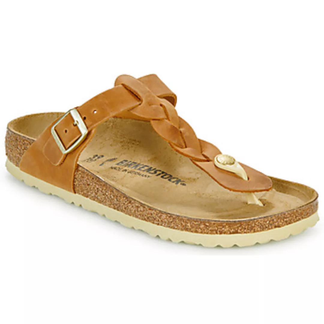 Birkenstock  Zehentrenner Gizeh Braided LEOI Cognac günstig online kaufen