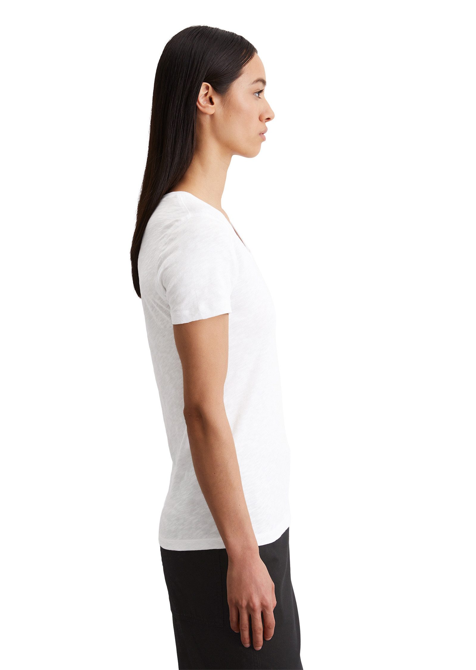 Marc OPolo T-Shirt "mit getwistetem Ausschnitt" günstig online kaufen