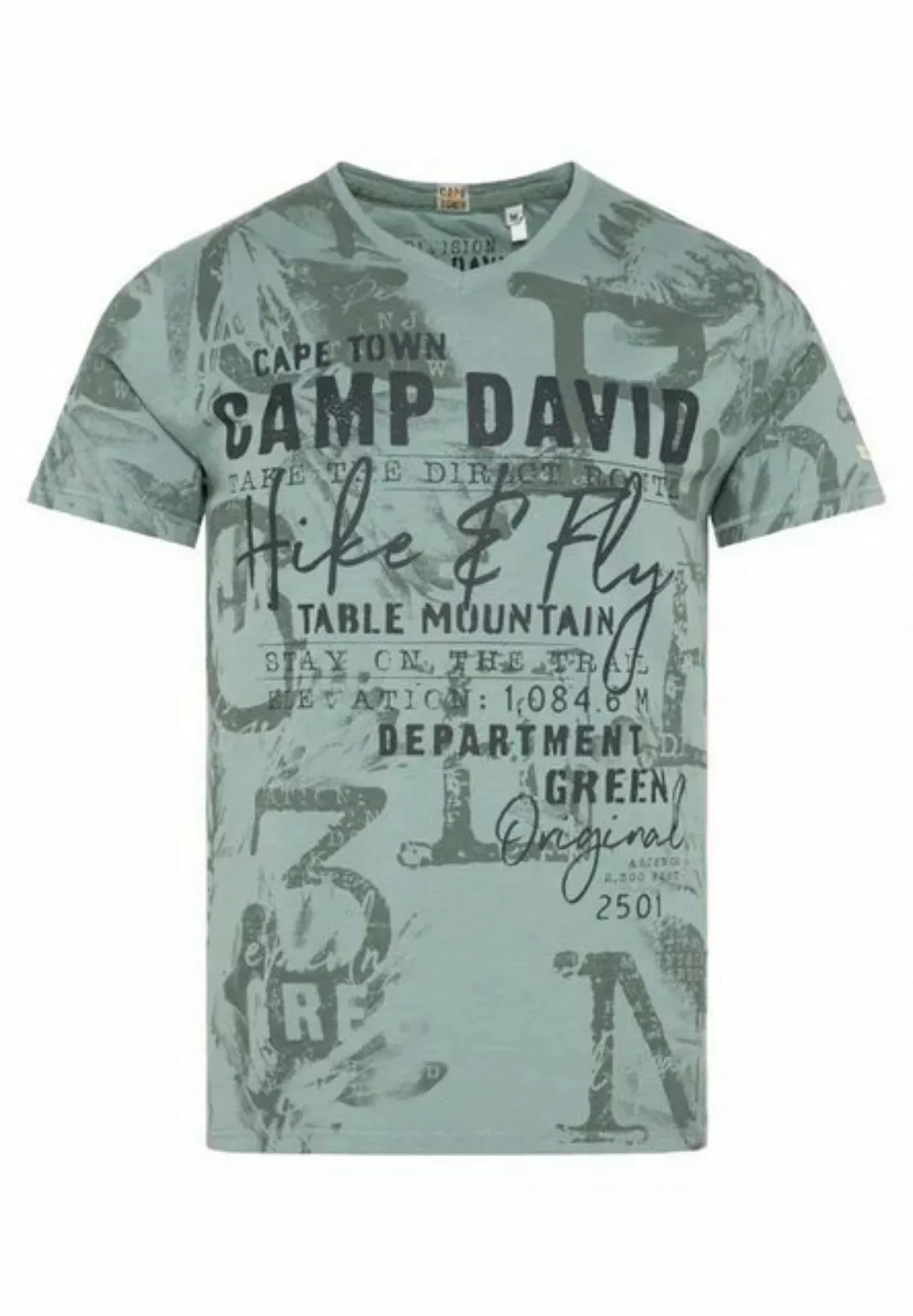 CAMP DAVID T-Shirt T-Shirt PARAGLIDING CAPE TOWN Kurzarmshirt (1-tlg) günstig online kaufen