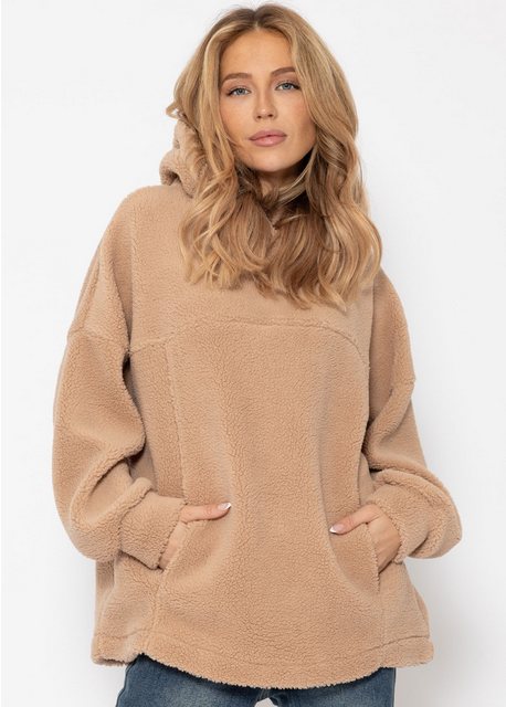 SASSYCLASSY Strickpullover Oversized Pullover Damen im Teddy-Look Oversized günstig online kaufen