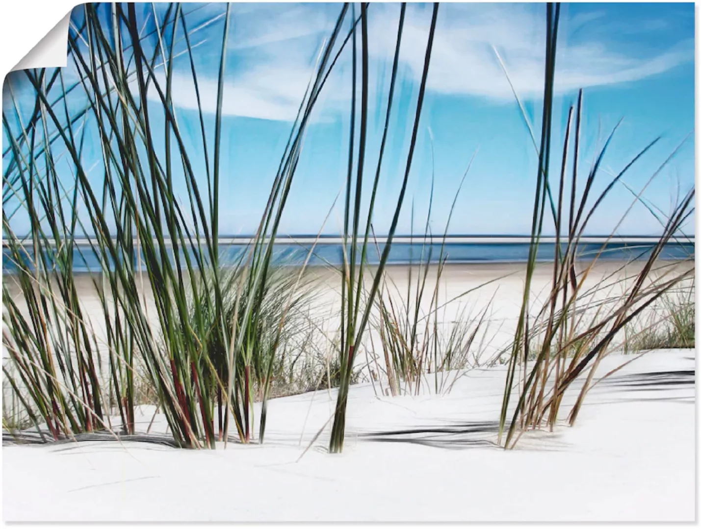 Artland Wandbild »Düne«, Strand, (1 St.), als Leinwandbild, Poster, Wandauf günstig online kaufen