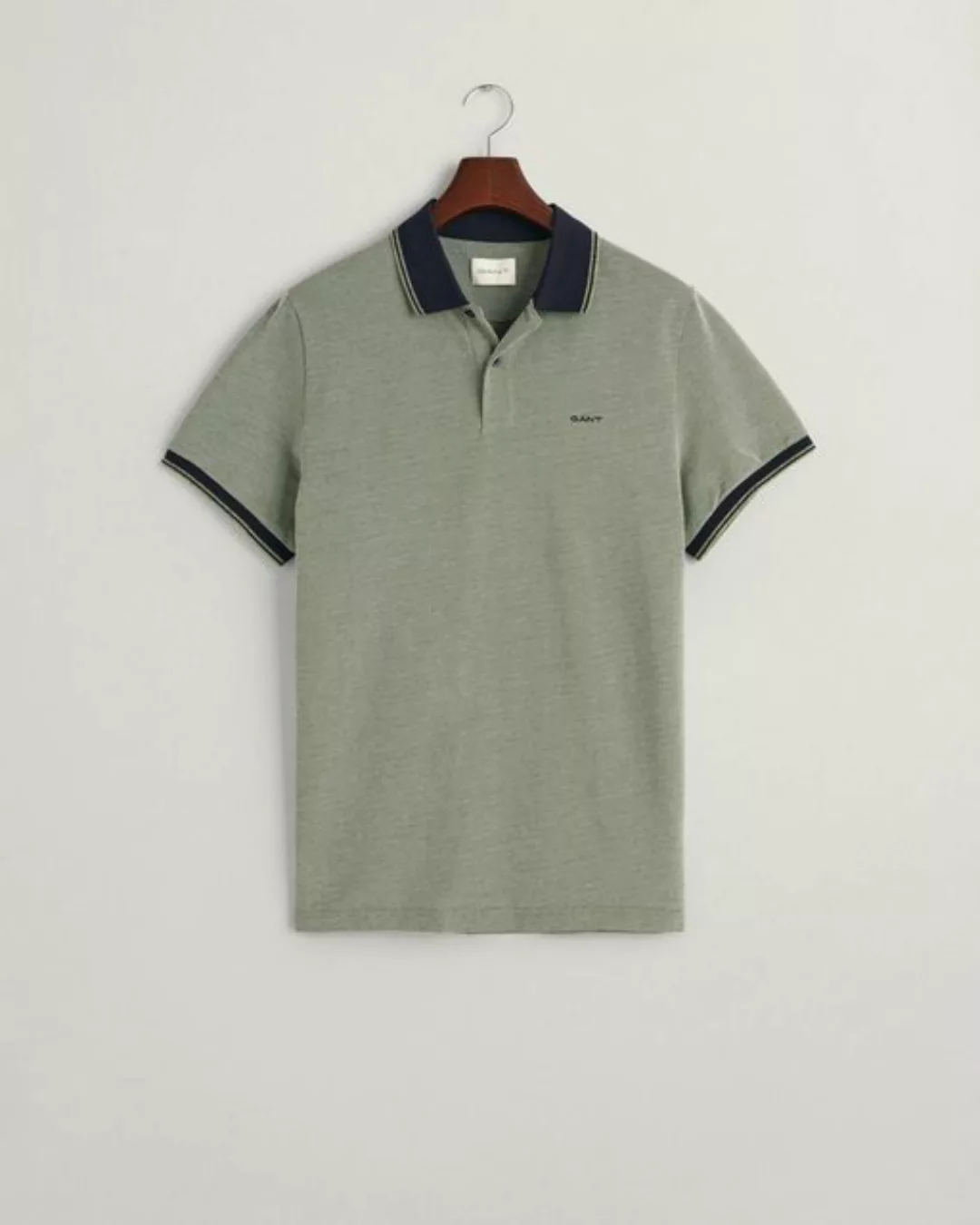 Gant T-Shirt 4-COL OXFORD SS PIQUE, PINE GREEN günstig online kaufen