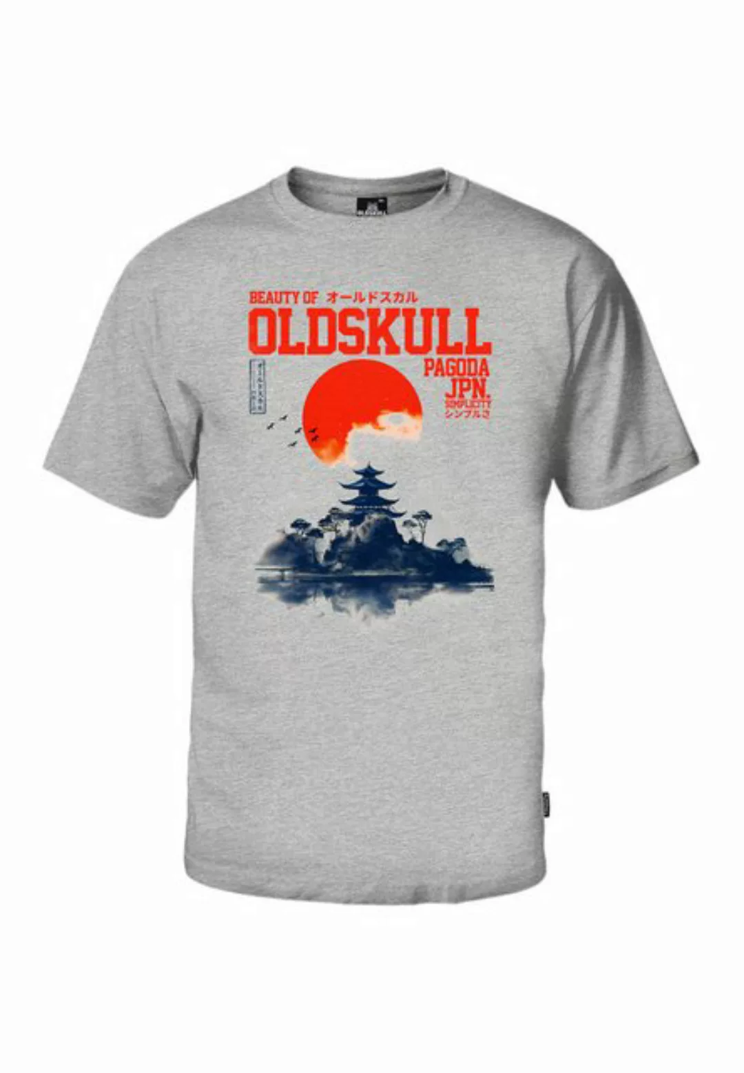 Oldskull T-Shirt Asian Temple Logo Graphic günstig online kaufen