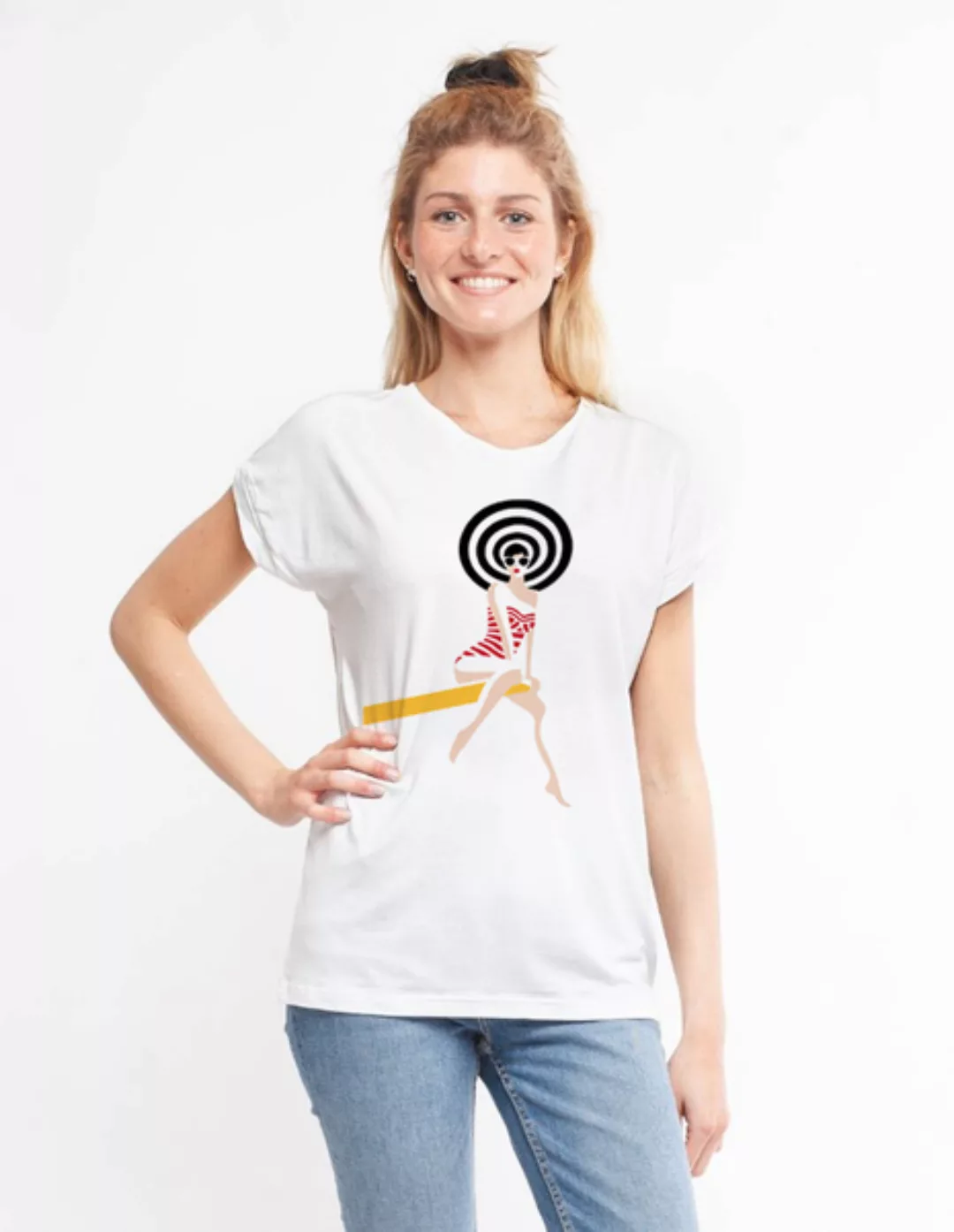 Damen T-shirt Aus Eukalyptus Faser "Laura" | Schwimmerin günstig online kaufen