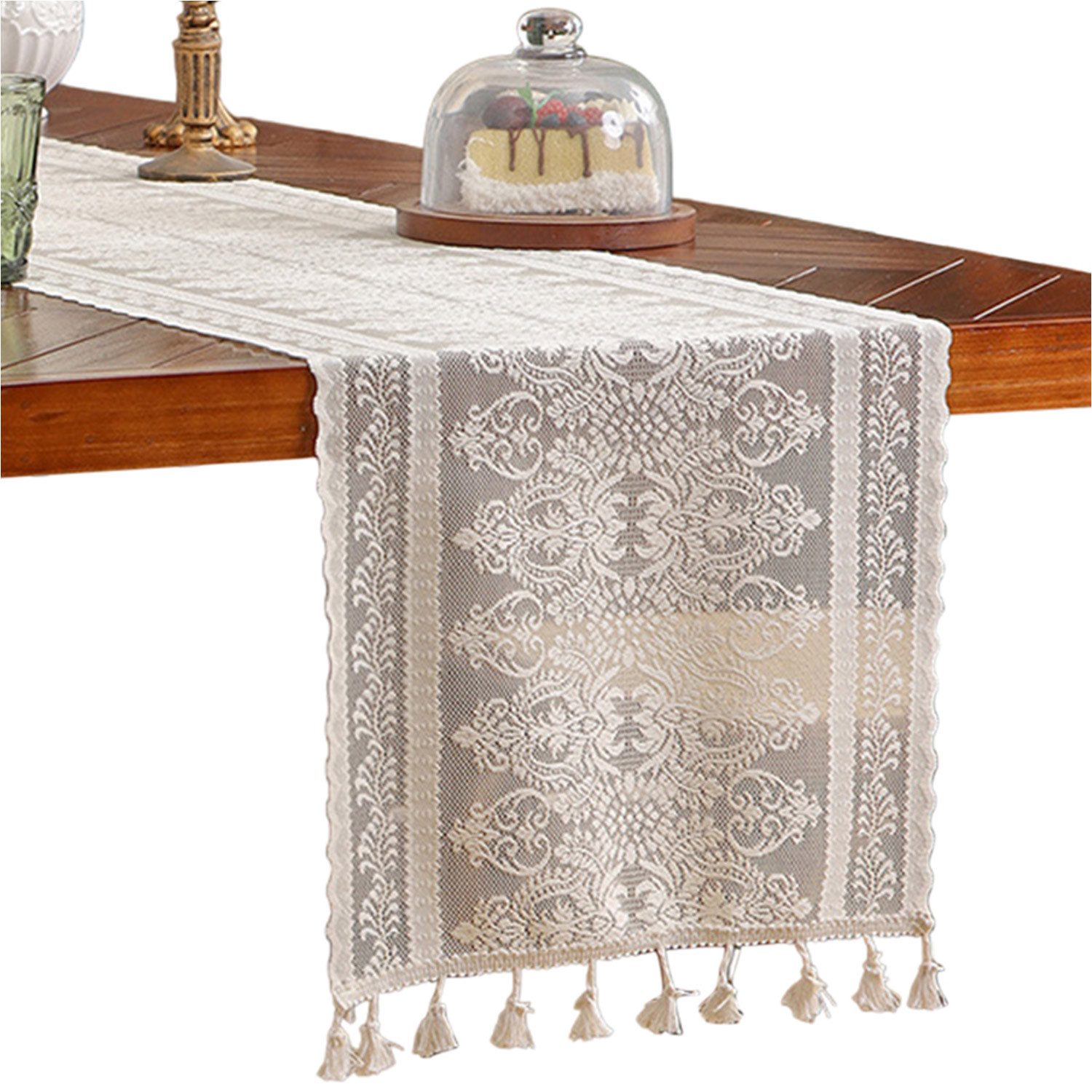 Refttenw Tischläufer Boho Tischläufer Vintage mit günstig online kaufen
