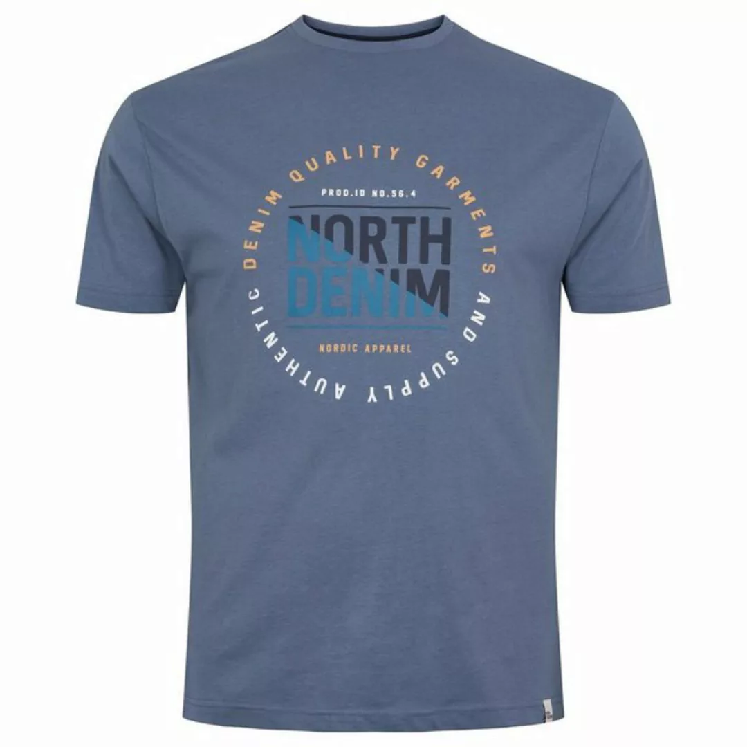 north 56 4 Print-Shirt T-Shirt von North 56 Denim in großen Größen, graubla günstig online kaufen