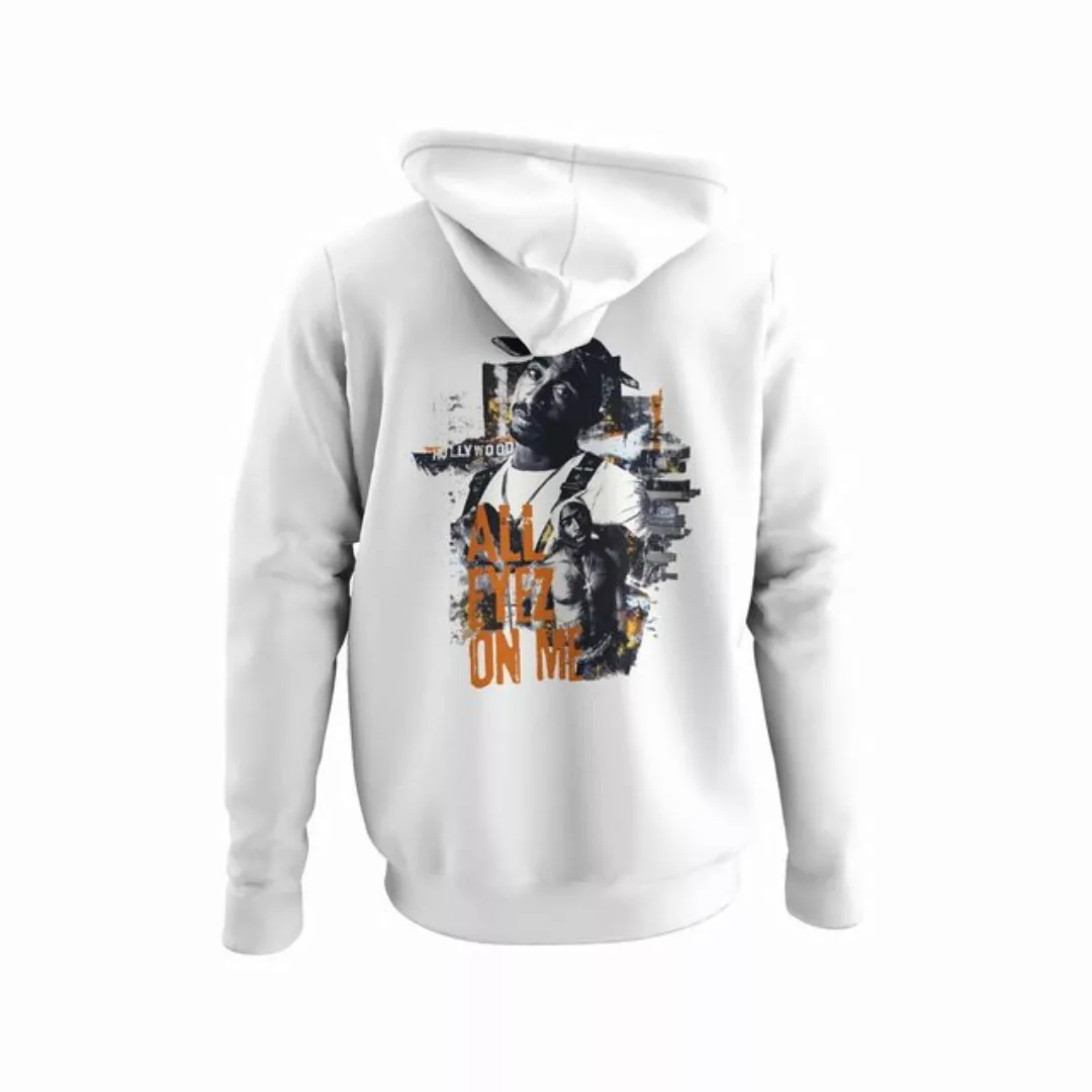 Novux Hoodie 2pac ALL EYEZ ON ME Herren Hoodie farbe Weiß (1-tlg) aus reine günstig online kaufen