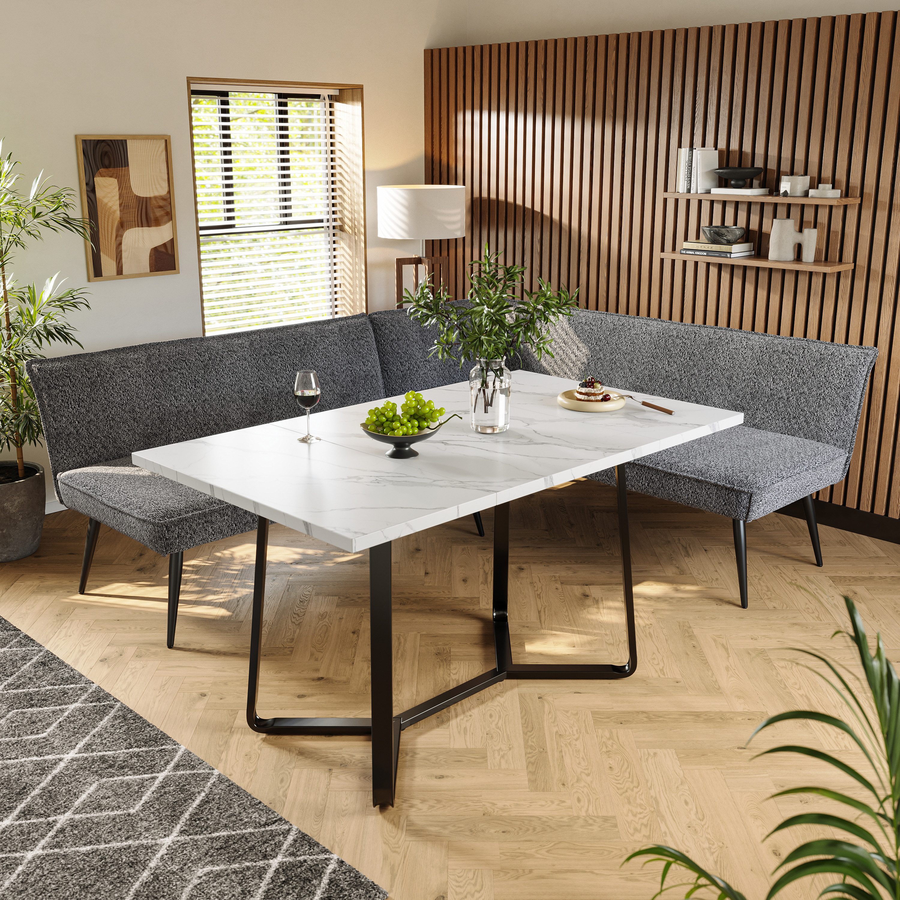 OKWISH Ecksofa Vielseitiges Terry Velvet Sofa,Tisch günstig online kaufen