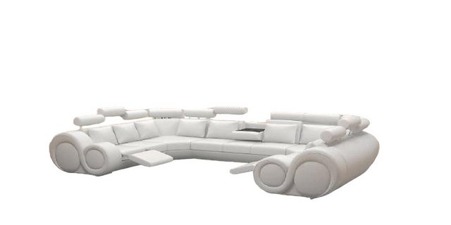 JVmoebel Ecksofa Designer Wohnlandschaft Eckcouch Couch mit USB Sofa Polste günstig online kaufen