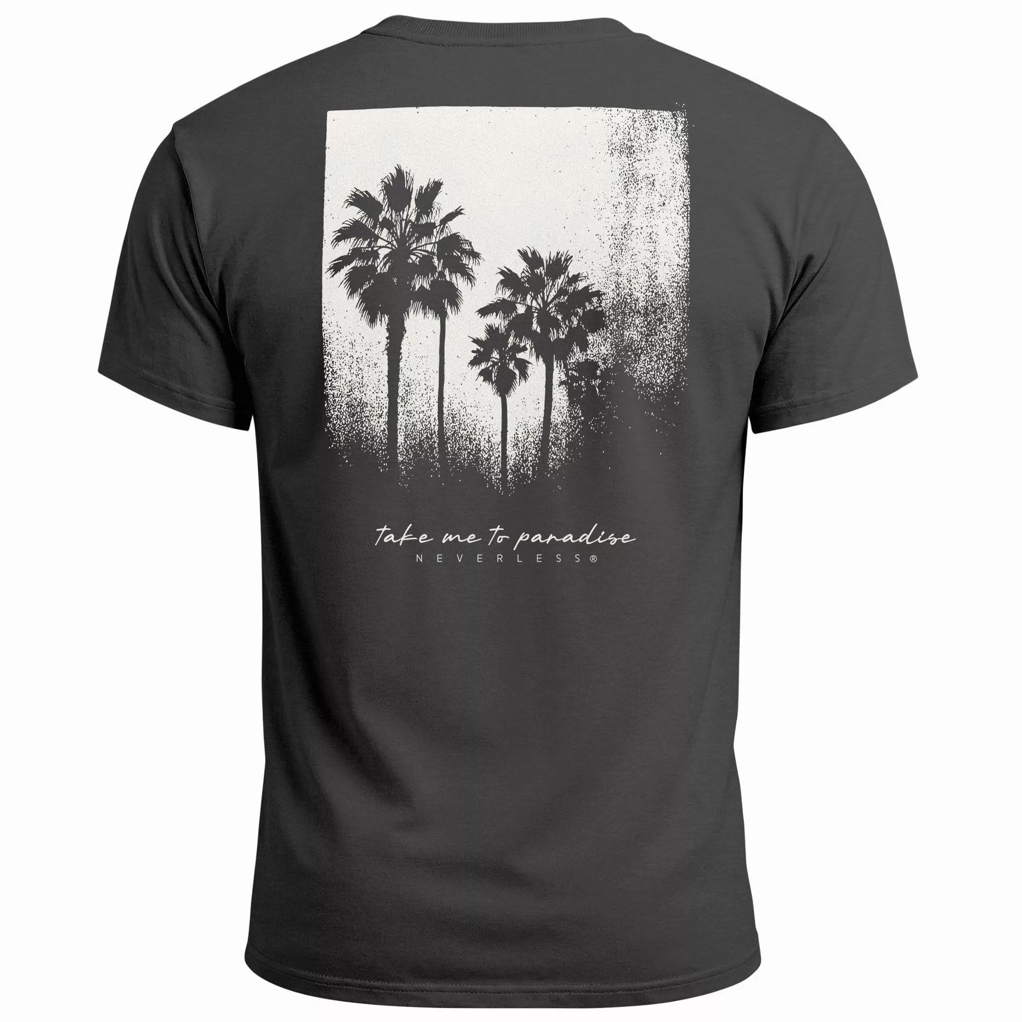 Neverless Print-Shirt Herren T-Shirt Backprint Sommer-Shirt günstig online kaufen