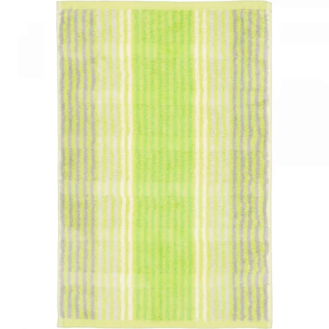 Cawö - Noblesse Cashmere Streifen 1056 - Farbe: kiwi - 45 - Duschtuch 80x15 günstig online kaufen