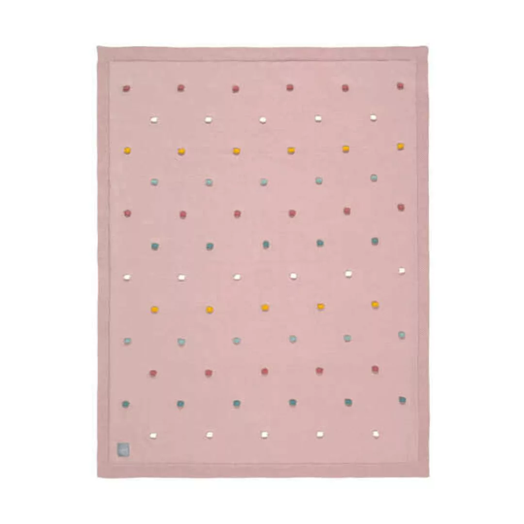 Lässig Babydecke Dots Pink Oder Dots Mint 100 % Bio-baumwolle Gots günstig online kaufen