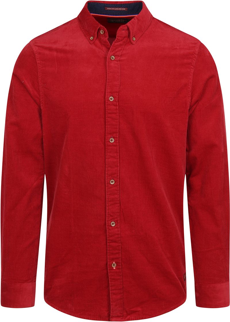 Scotch and Soda Hemd Corduroy Rot - Größe M günstig online kaufen