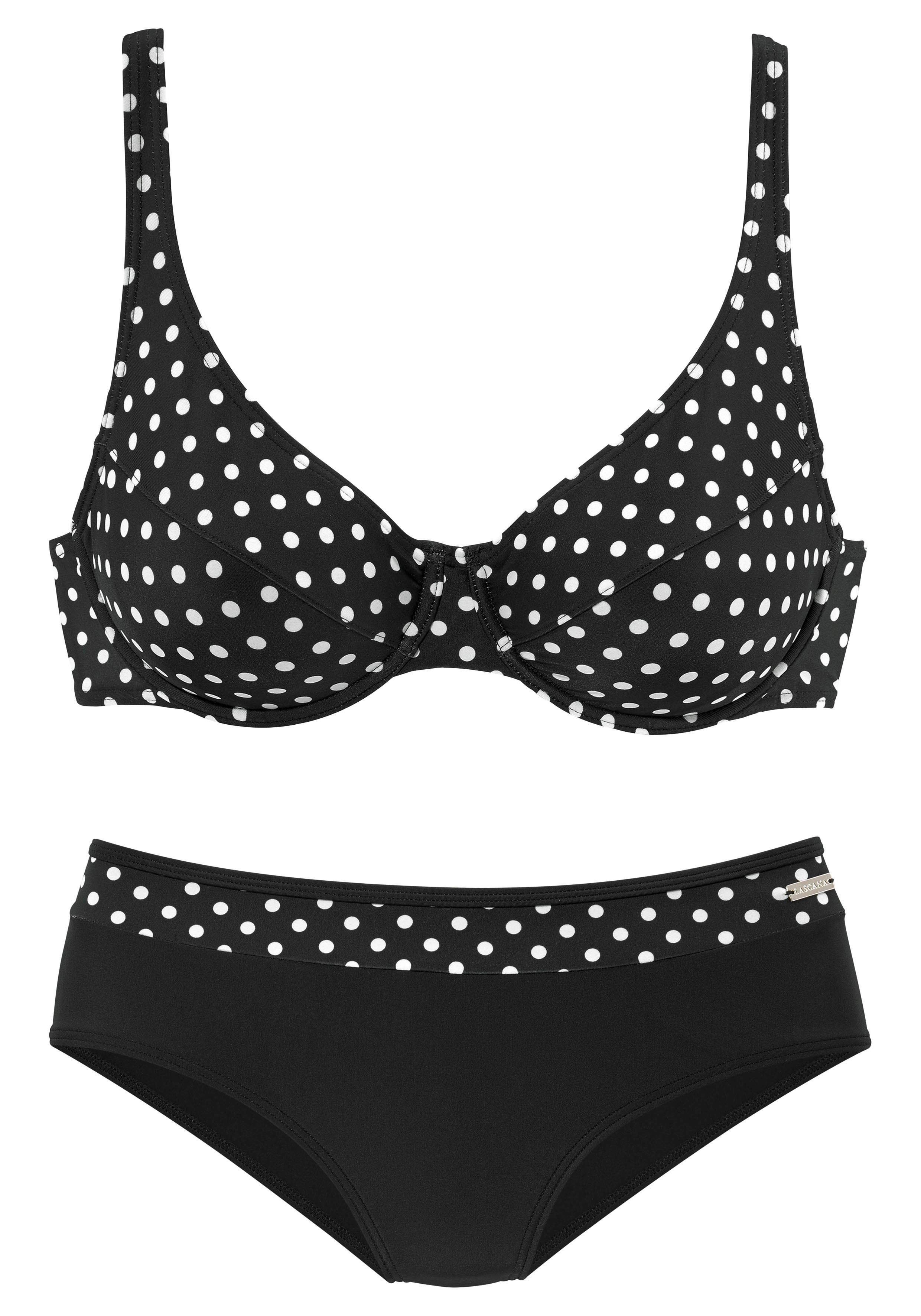 LASCANA Bügel-Bikini mit modischen Punkten günstig online kaufen