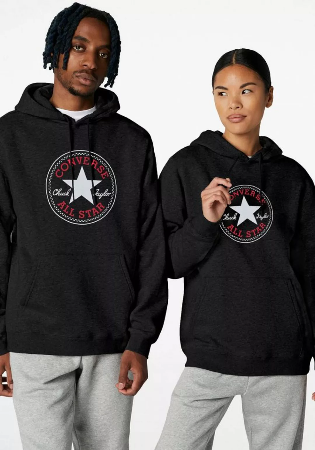 Converse Kapuzensweatshirt STANDARD FIT CENTER FRONT LARGE CHU günstig online kaufen