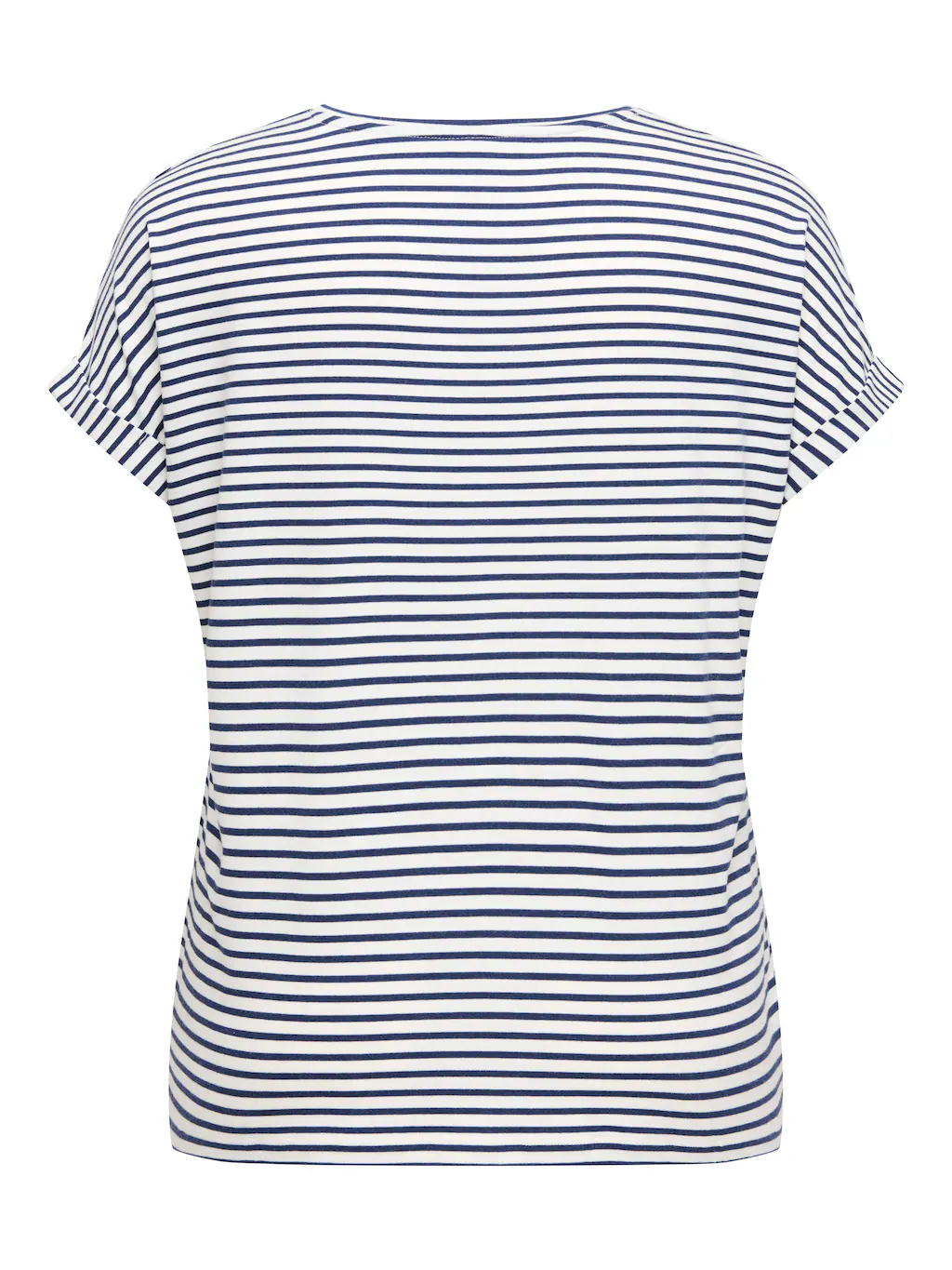 ONLY CARMAKOMA Kurzarmshirt "CARMOSTER STRIPE S/S O-NECK TOP JRS" günstig online kaufen