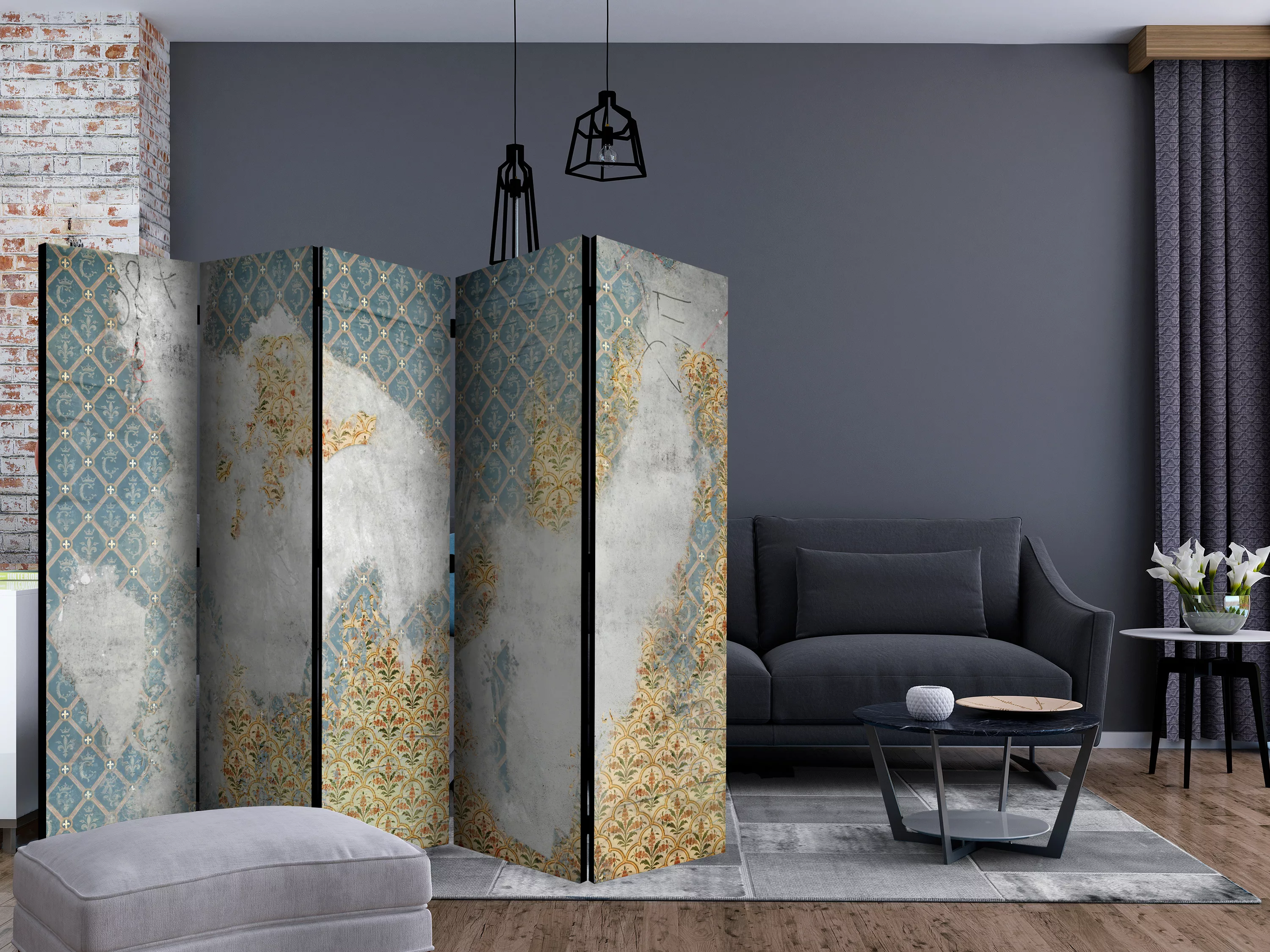 5-teiliges Paravent - Remnants Of The Past Ii [room Dividers] günstig online kaufen