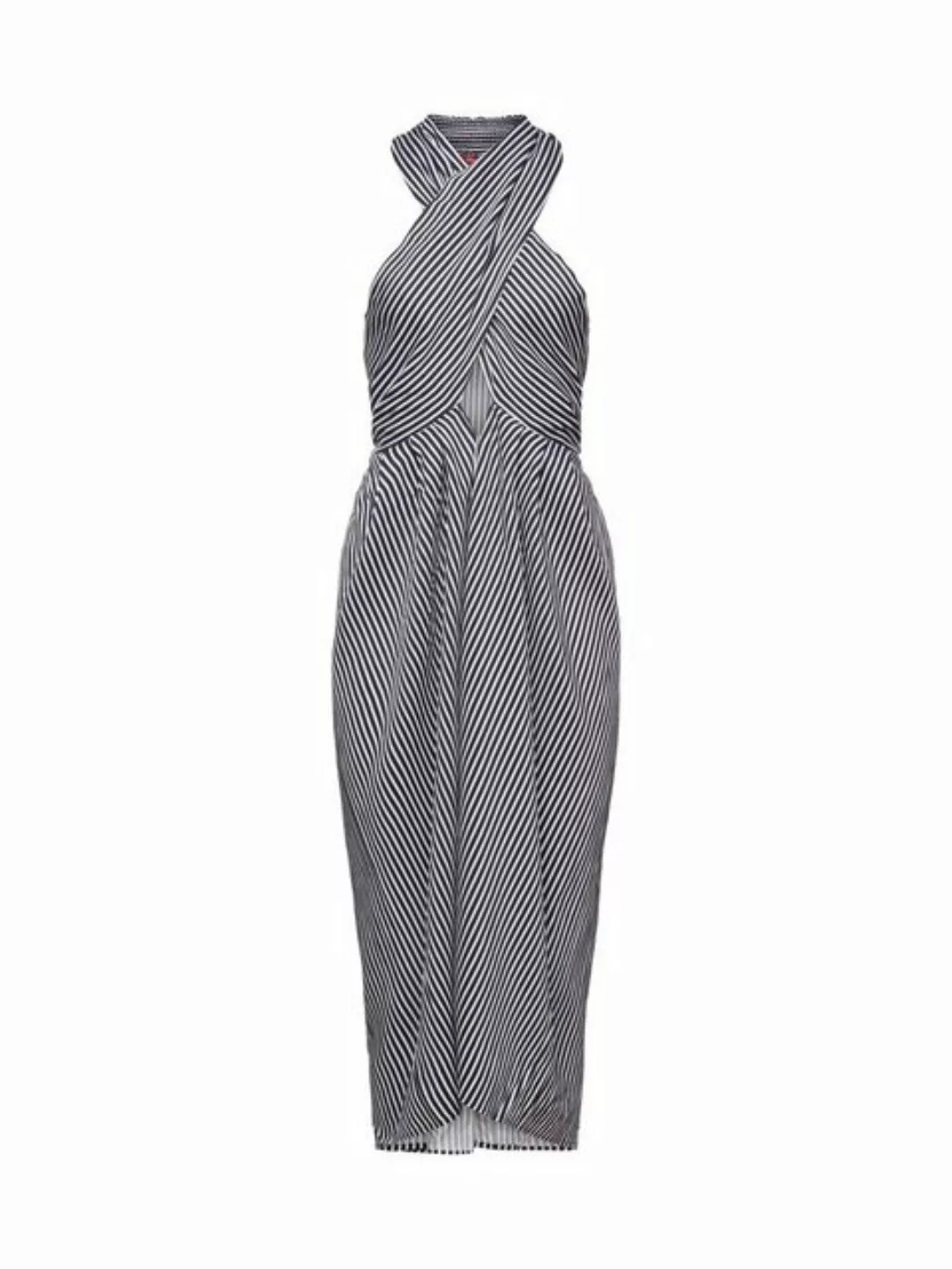 Esprit Strandkleid Gestreiftes Kleid im Sarong-Stil günstig online kaufen