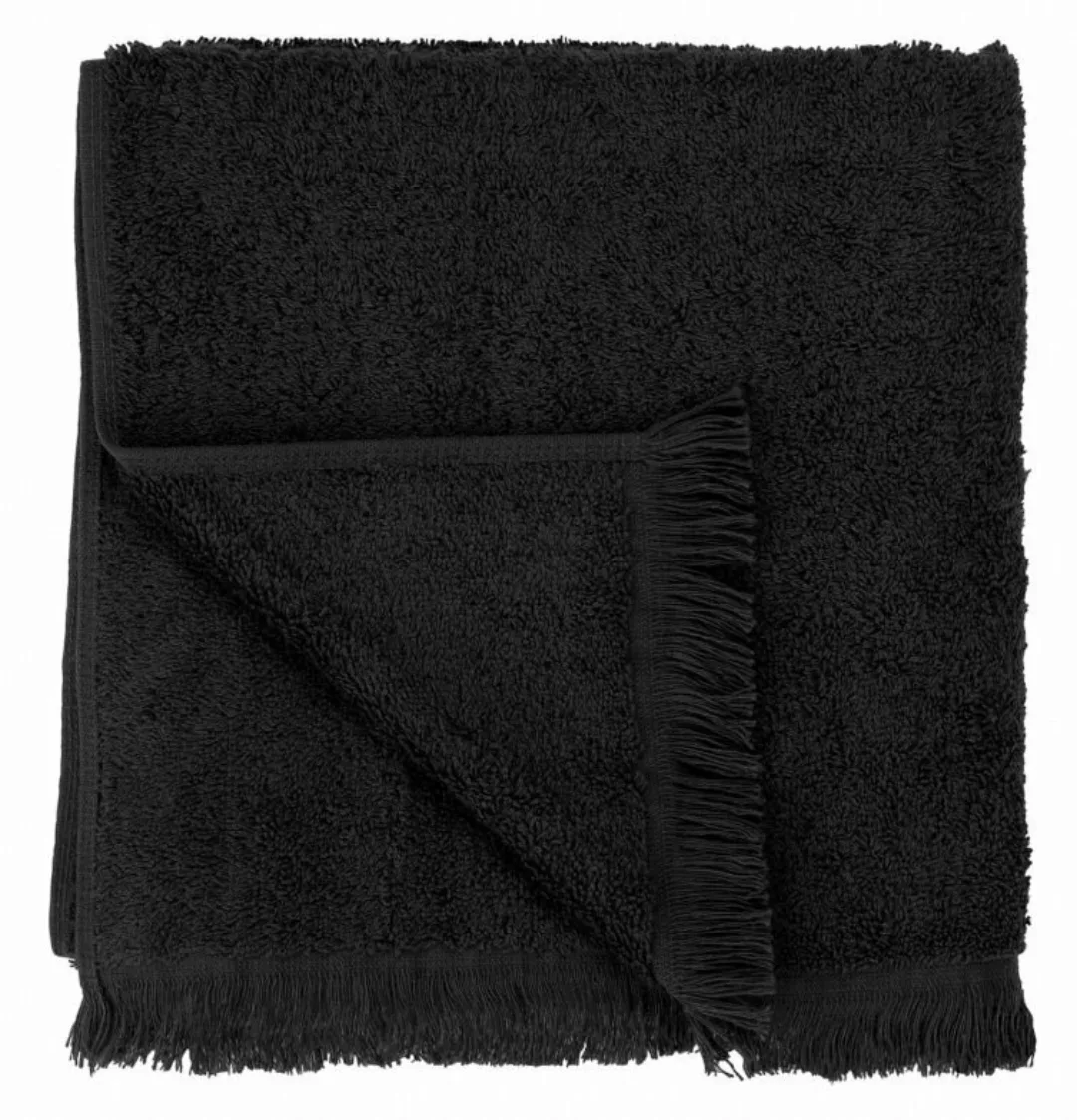 Blomus Handtücher FRINO Handtuch black 50 x 100 cm (schwarz) günstig online kaufen