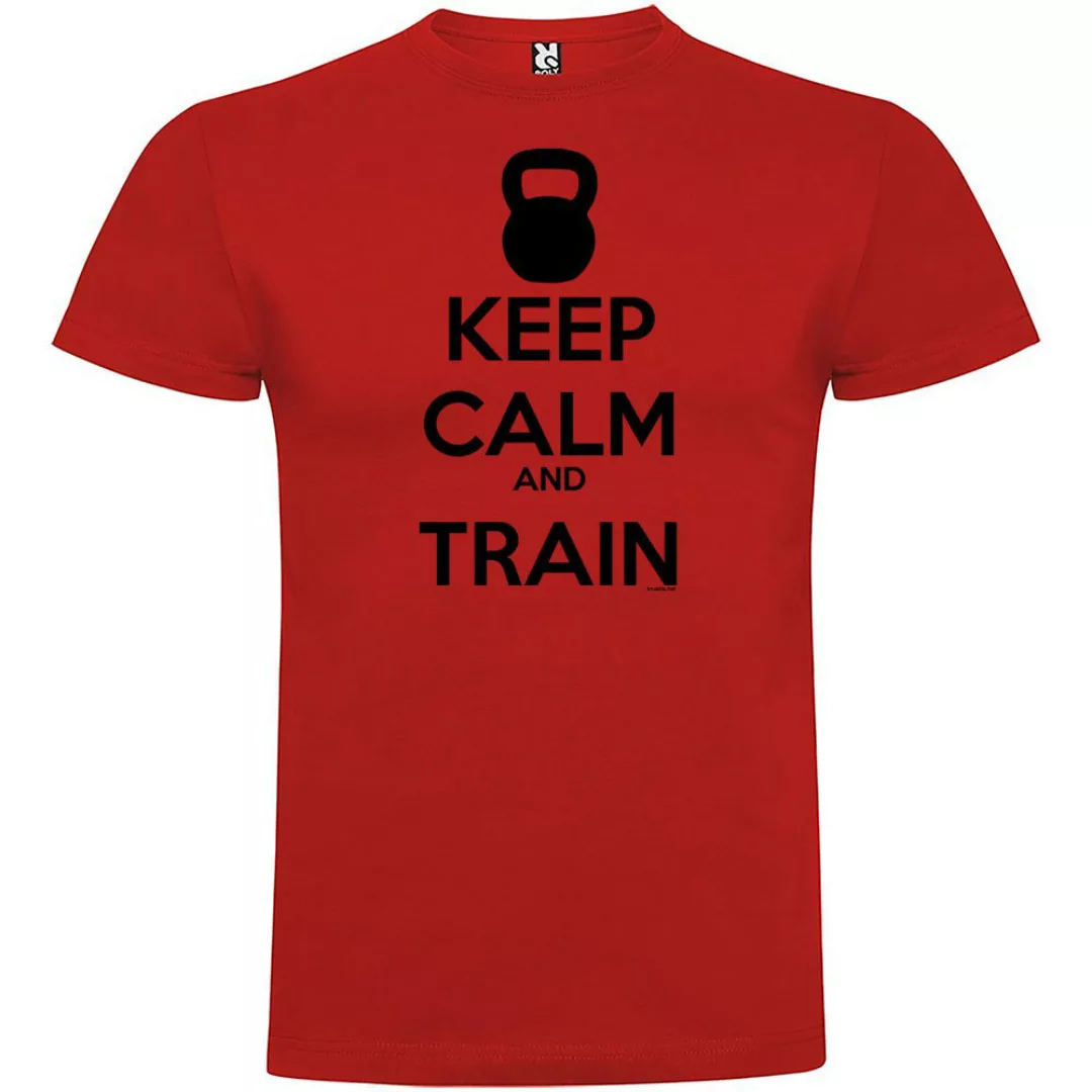 Kruskis Keep Calm And Train Kurzärmeliges T-shirt M Red günstig online kaufen