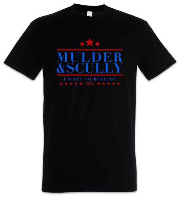 Urban Backwoods Print-Shirt Mulder & Scully Herren T-Shirt Alien Ufo X-File günstig online kaufen