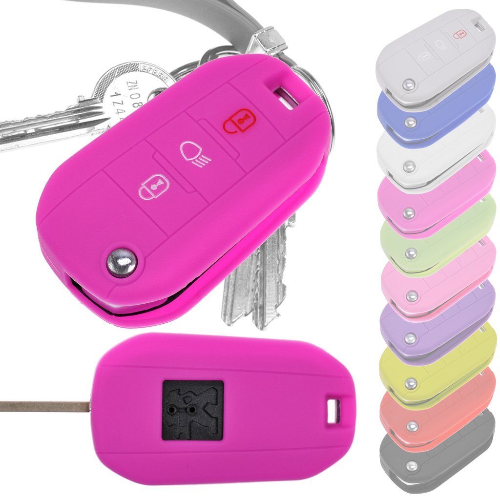 mt-key Schlüsseltasche Autoschlüssel Softcase Silikon Schutzhülle günstig online kaufen