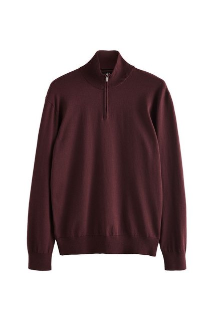 Next Polokragenpullover Regular Pullover mit Reißverschlusskragen - Uni (1- günstig online kaufen