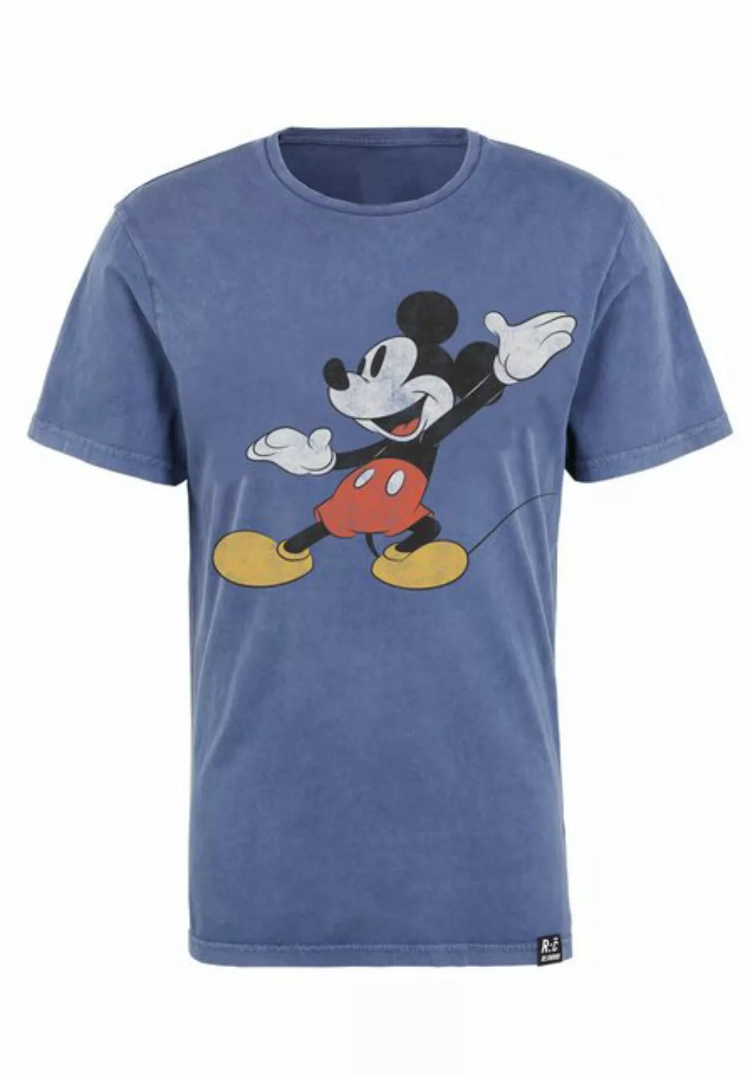 Recovered T-Shirt Disney Mickey Mouse Posing GOTS zertifizierte Bio-Baumwol günstig online kaufen