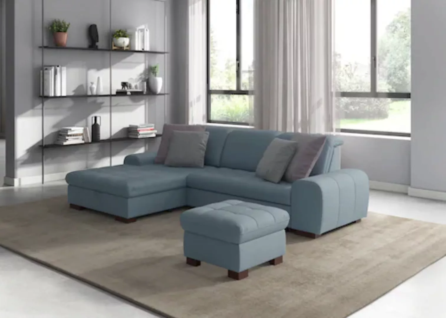 sit&more Ecksofa Luxor L-Form, wahlweise mit Bettfunktion, Bettkasten und K günstig online kaufen