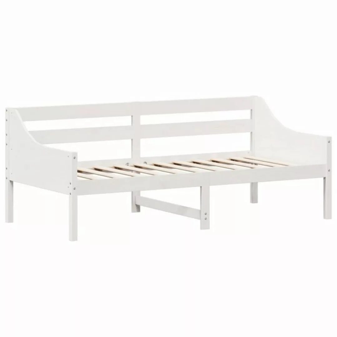 vidaXL Bett Tagesbett ohne Matratze Weiß 90x190 cm Massivholz Kiefer günstig online kaufen