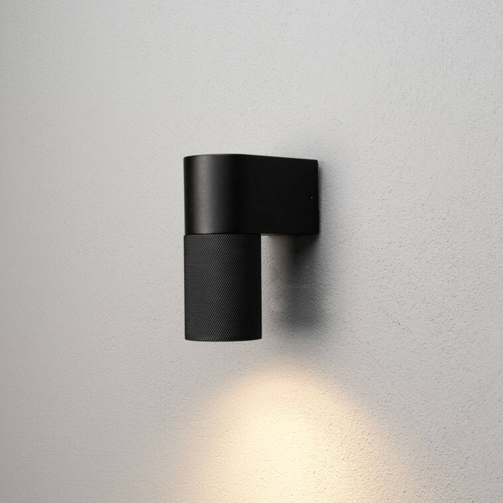 Außenwandlampe Temi, schwarz, Breite 11 cm, Aluminium günstig online kaufen