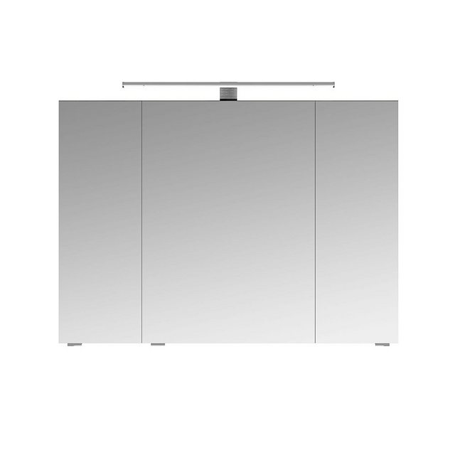 Lomadox Spiegelschrank SOLINGEN-66 Badezimmer Schrank anthrazit Hochglanz, günstig online kaufen