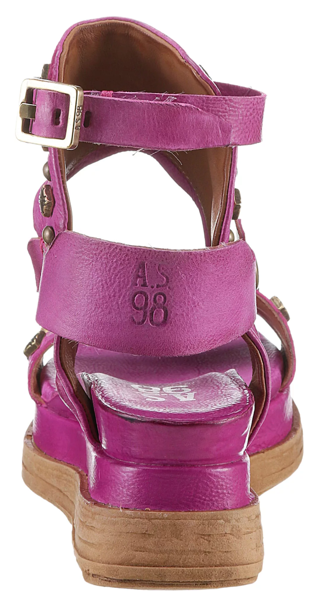 A.S.98 Sandalette "TOMADO", Sommerschuh, Sandale, Keilabsatz mit coolen Nie günstig online kaufen