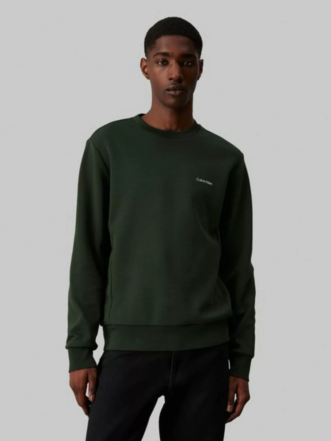 Calvin Klein Sweatshirt "MICRO LOGO REPREVE SWEATSHIRT", mit halsnahmen Run günstig online kaufen