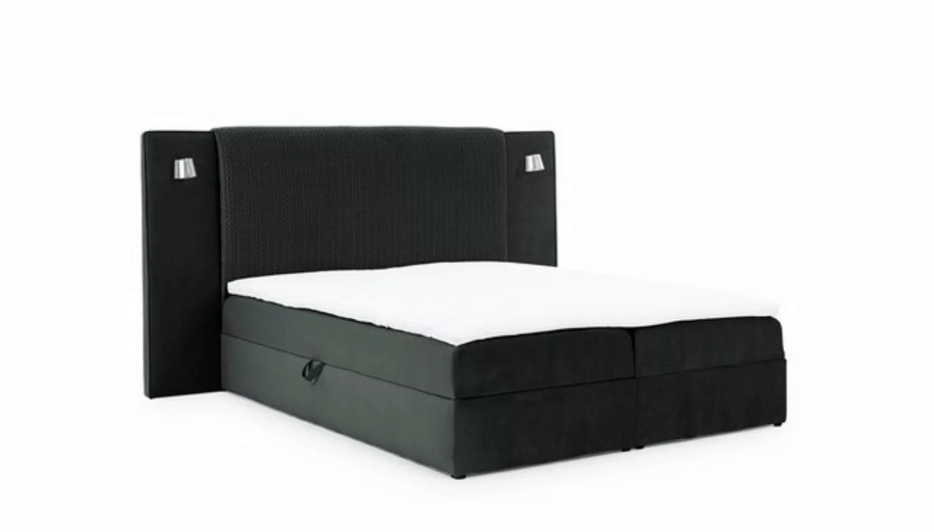 Fun Möbel Boxbett Bett MARTEN in Stoff Magic Velvet Set.3 (inkl. Bettkästen günstig online kaufen