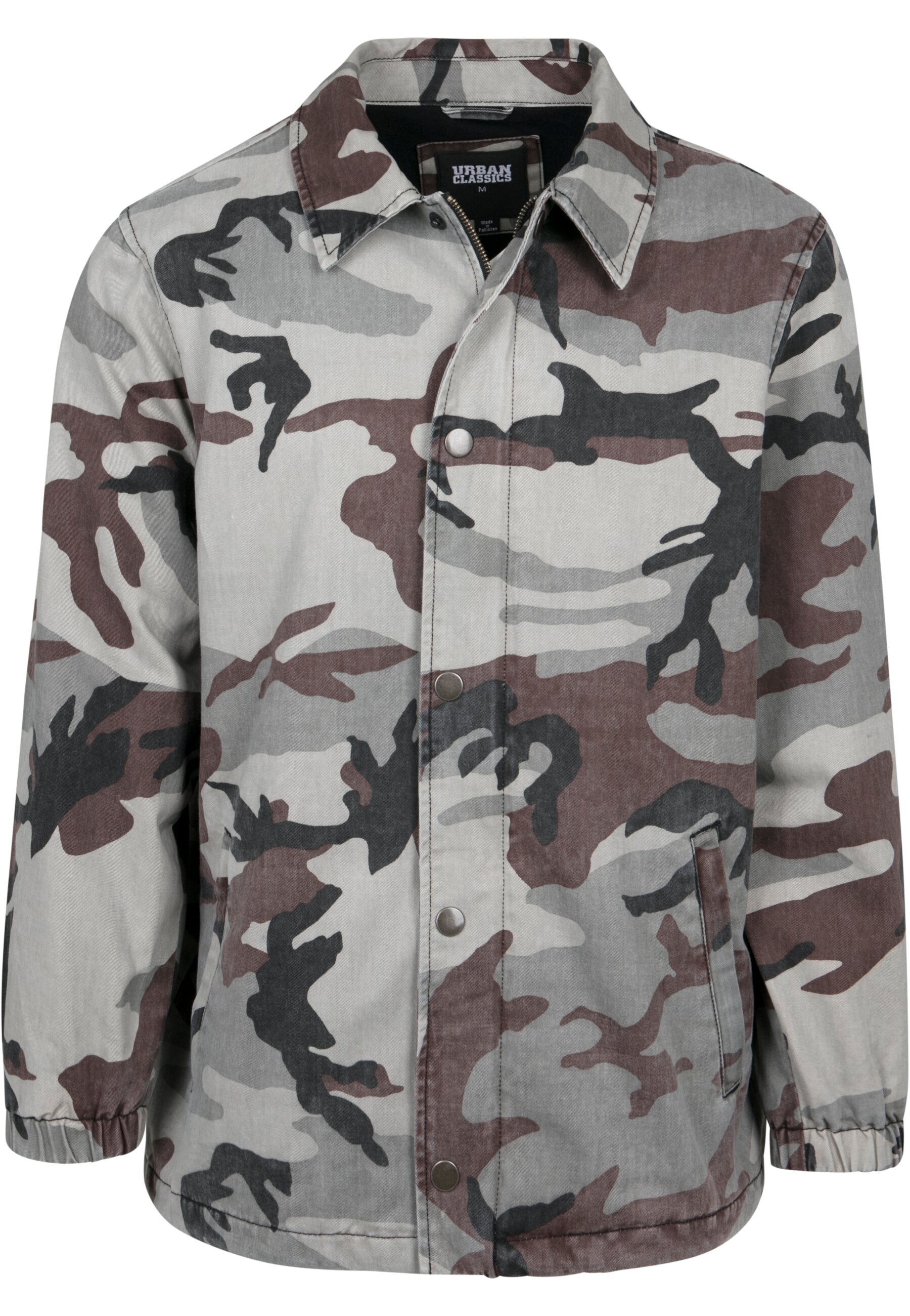 URBAN CLASSICS Allwetterjacke "Urban Classics Herren Camo Cotton Coach Jack günstig online kaufen