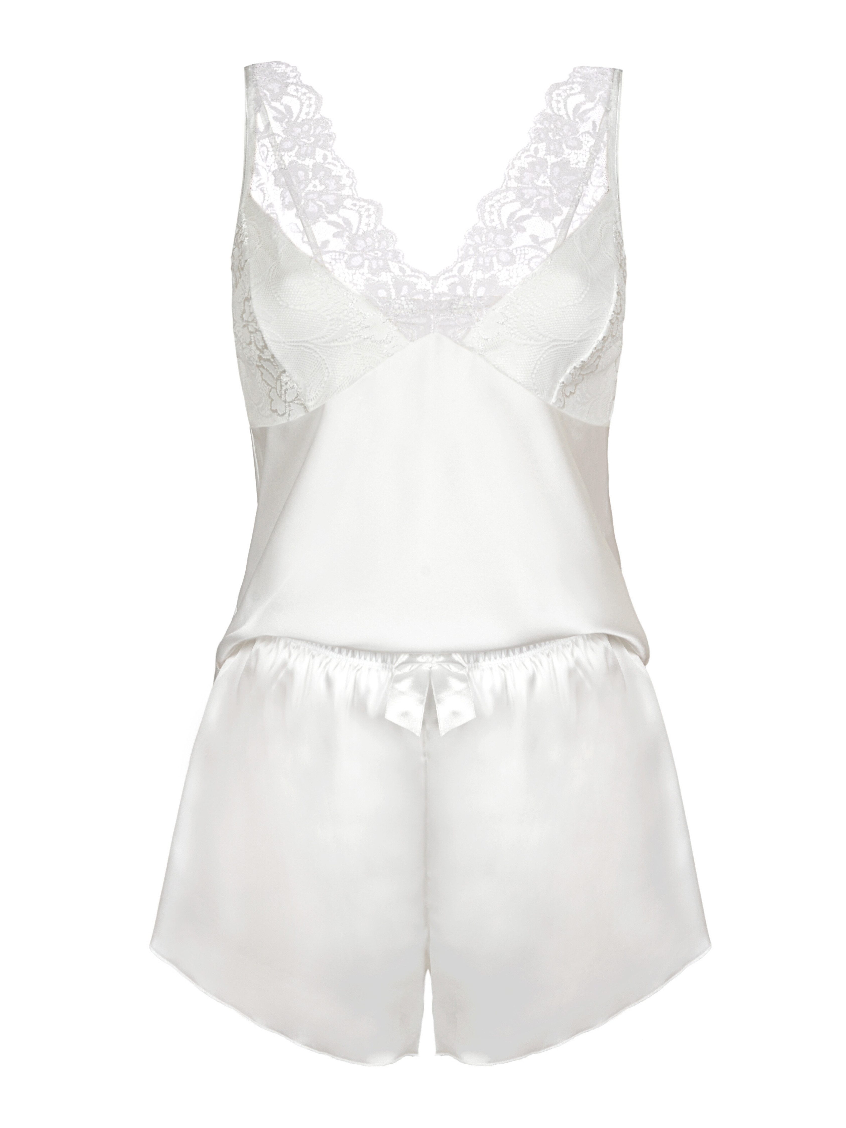 Donna Shorty mit Spitzendetails (2 tlg) günstig online kaufen