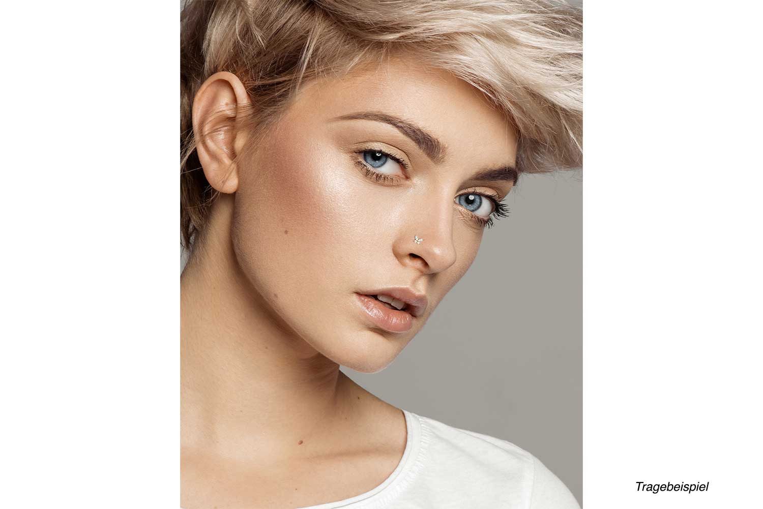 PIERCINGLINE Nasenpiercing 18 Karat Gold Nasenstecker günstig online kaufen
