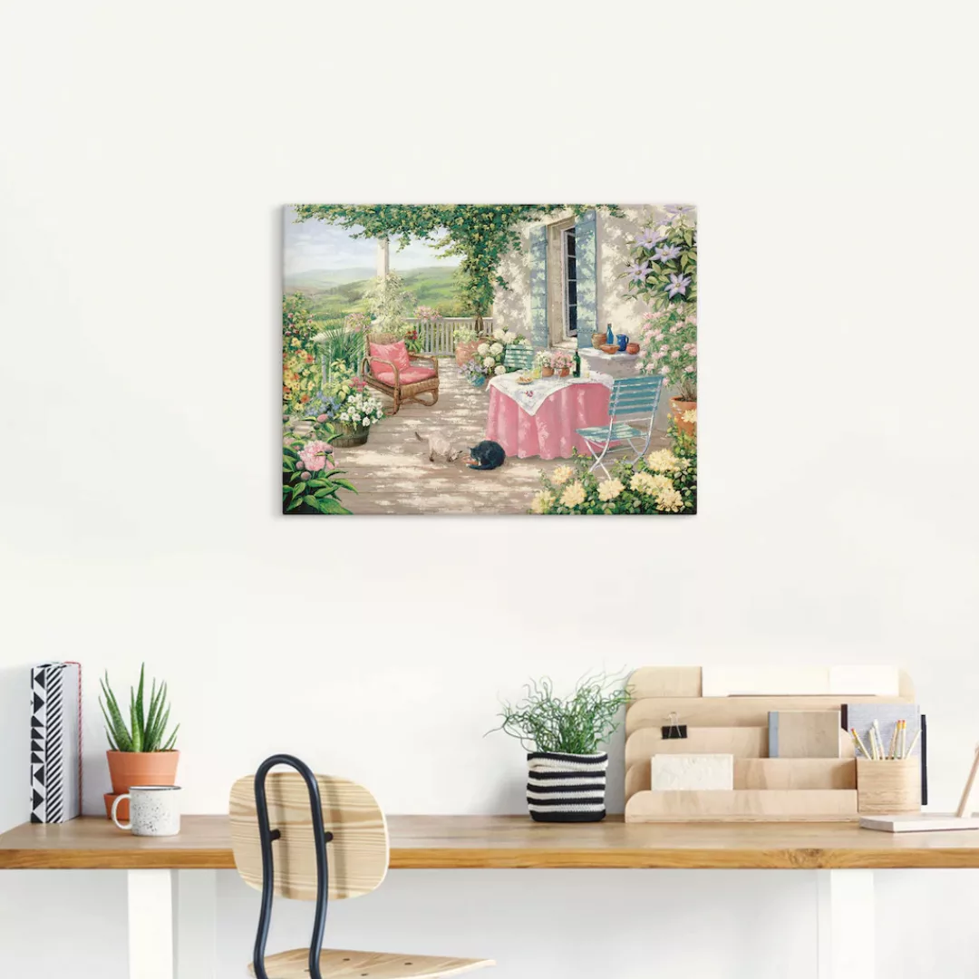 Artland Wandbild »Brunch«, Garten, (1 St.), als Leinwandbild, Poster in ver günstig online kaufen