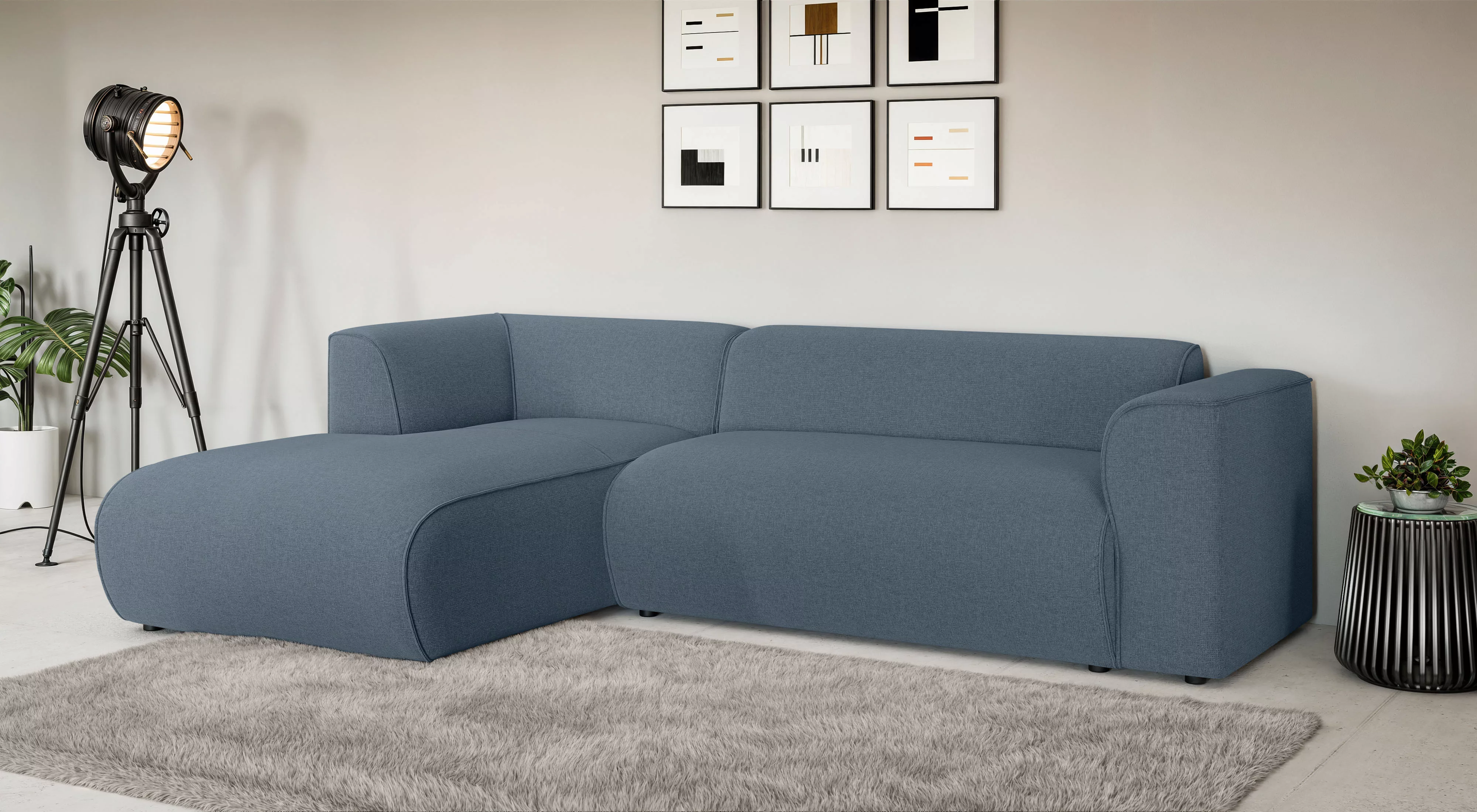 INOSIGN Ecksofa »MERID L-Form (257 cm), zeitlos & stilvolles Design,«, Aufw günstig online kaufen