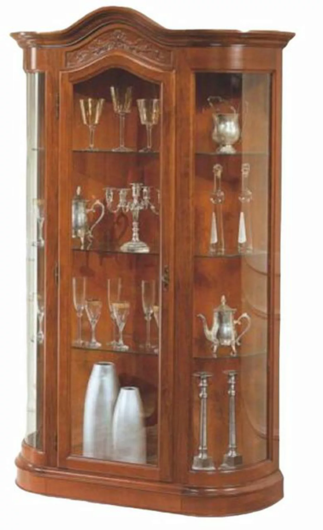 JVmoebel Vitrine Anrichte Schrank Glasschrank Holz Schränke Italienische Mö günstig online kaufen