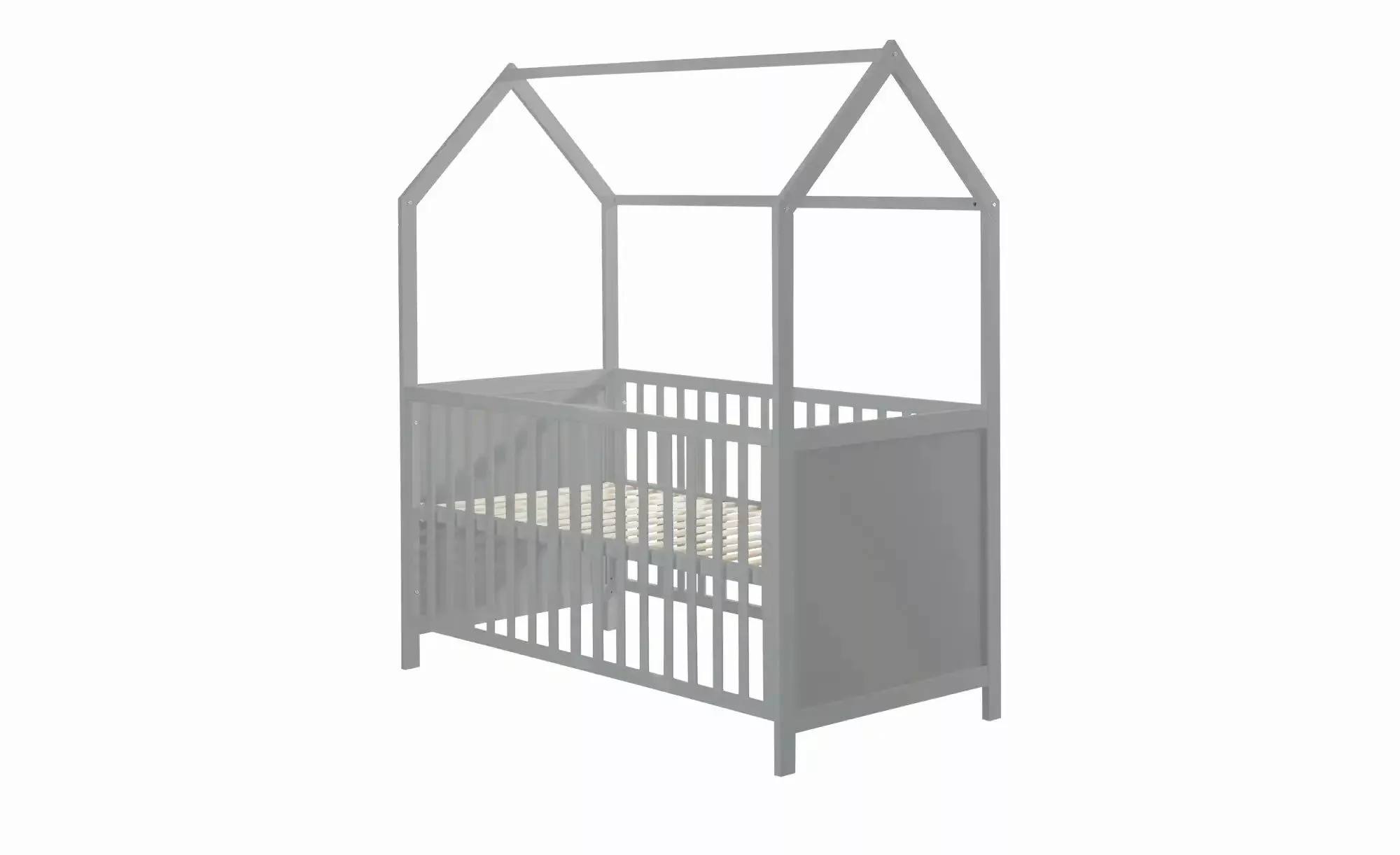 roba® Babybett Hausbett 70 x 140 cm, Babybett in Hausoptik, höhenverstellba günstig online kaufen