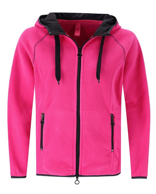 Hajo Fleecejacke Thermo Mikrofleece Jacke mit Kapuze günstig online kaufen