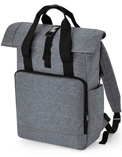 Recycled Twin Handle Roll-top Backpack Rucksack Und Handtasche In Einem günstig online kaufen