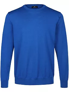 Rundhals-Pullover Peter Hahn blau günstig online kaufen