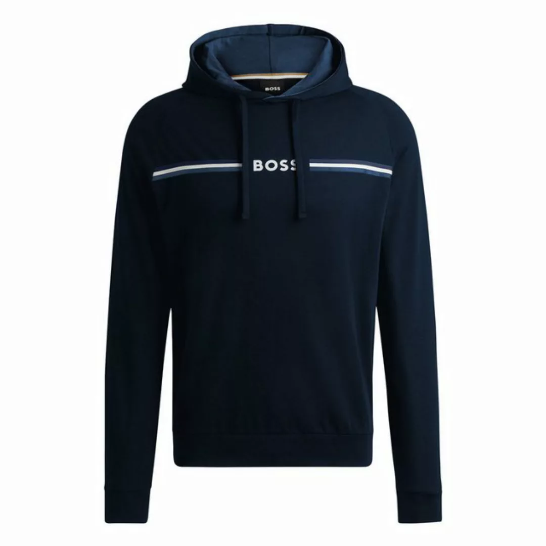 BOSS Kapuzensweatshirt Authentic Hoodie mit Streifen und Logo-Schriftzug günstig online kaufen