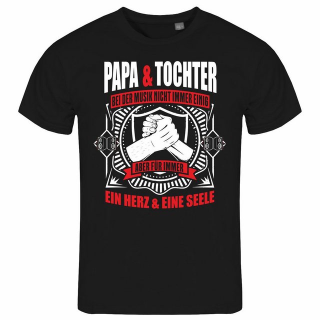 deinshirt Print-Shirt Herren T-Shirt Papa und Tochter ein Herz und eine See günstig online kaufen