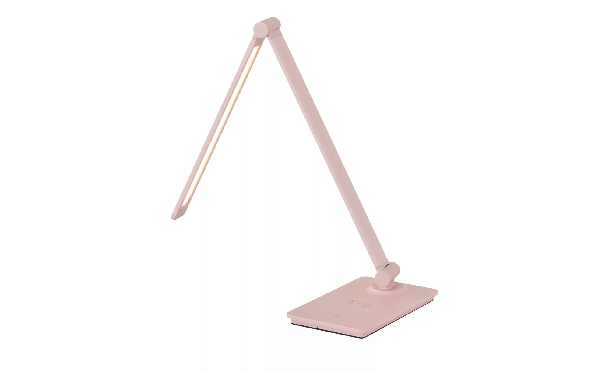 KHG LED-Tischleuchte, Pink mit Qi-Charger ¦ rosa/pink ¦ Maße (cm): B: 32,5 günstig online kaufen