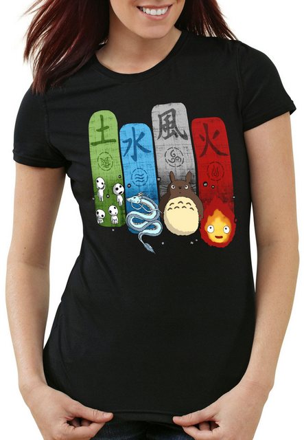 style3 T-Shirt Ghibli Family totoro mononoke schloss chihiro film ghibli günstig online kaufen