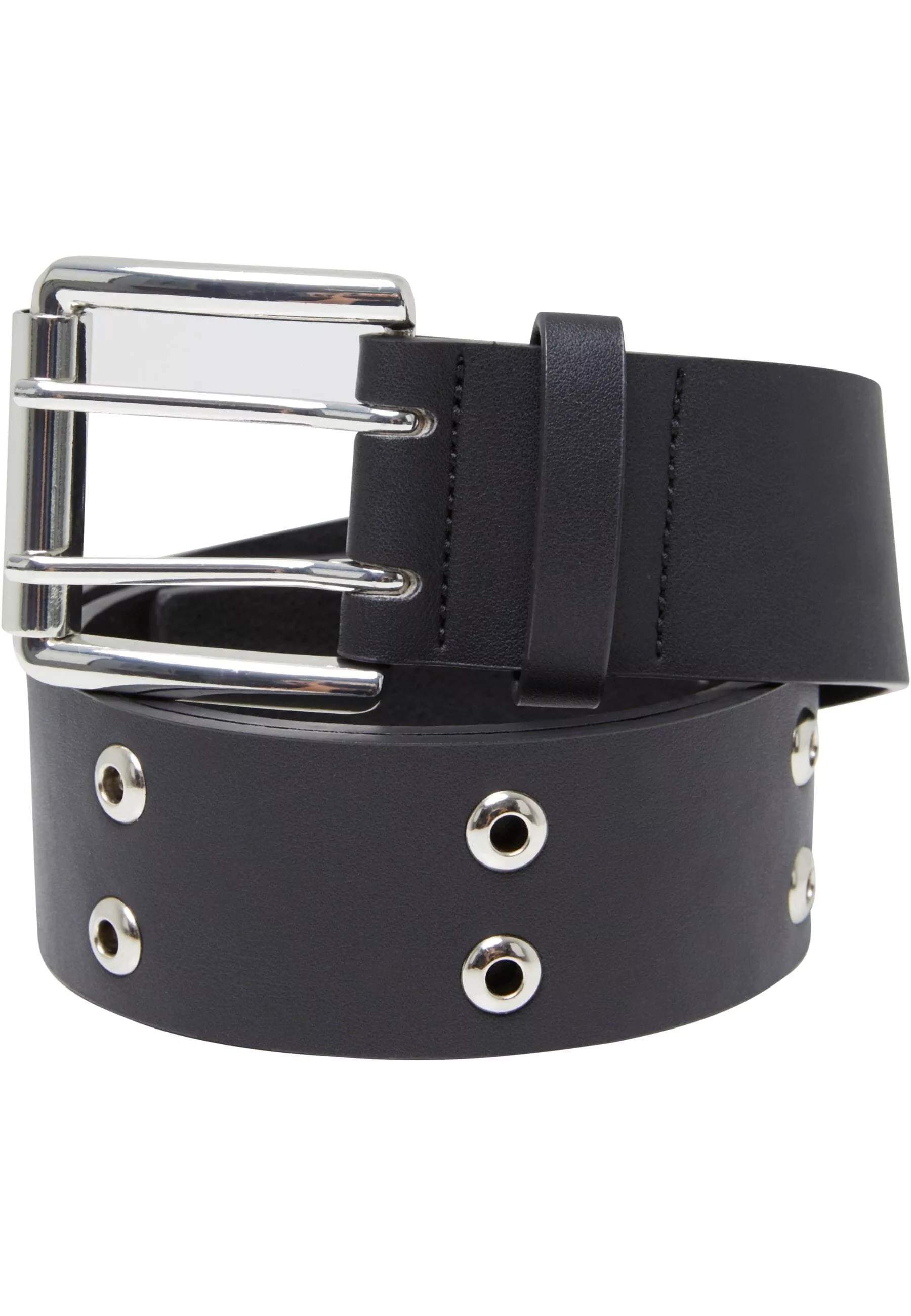 URBAN CLASSICS Synthetikgürtel "Urban Classics Herren Double Eyelet Belt" günstig online kaufen